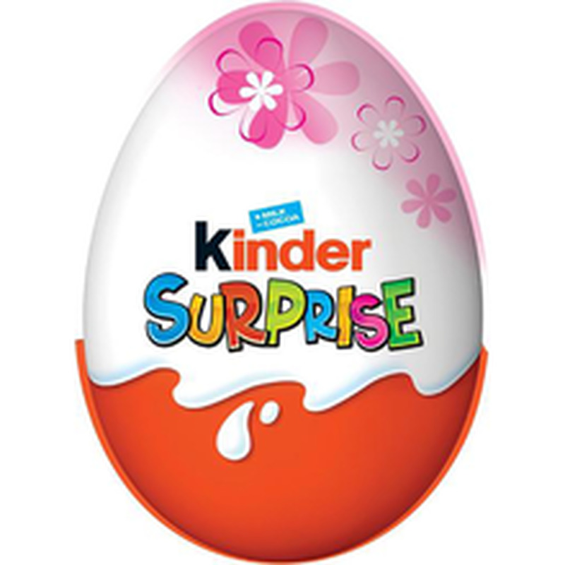Kinder šokolaadimuna, roosa 20g