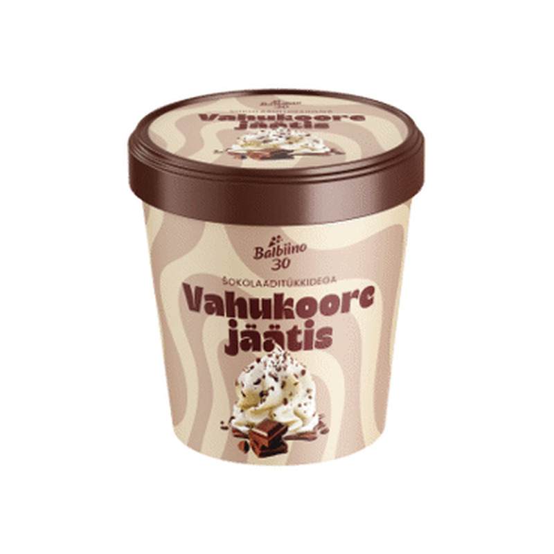 Jäätis šokolaaditükkidega BALBIINO,250g