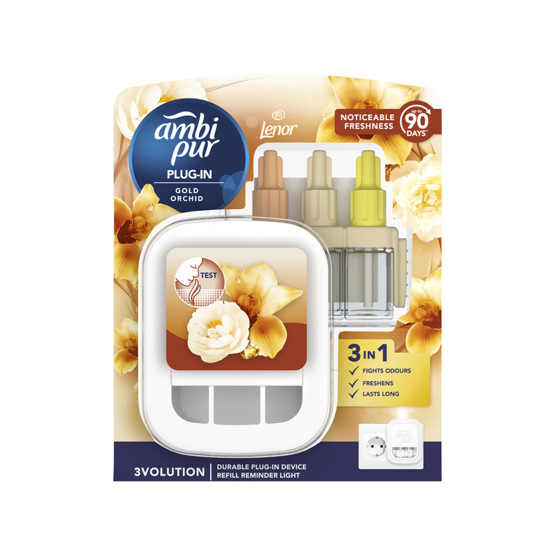 Ambi Pur 3Volution Gold Orchid Elektriline Õhuvärskendaja, 20 ml
