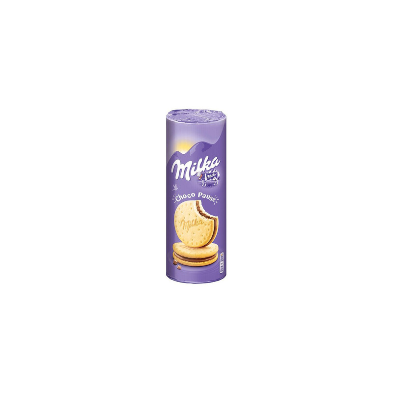 KAST 18 tk! Milka küpsis piimašokolaadikreemi täidisega 260g