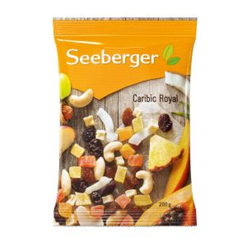Seeberger Pähkli-puuviljasegu Caribic Royal 200g