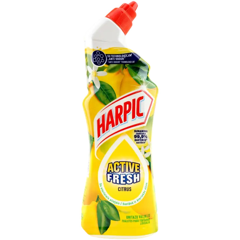 Harpic Lemon Active wc geel 750 ml
