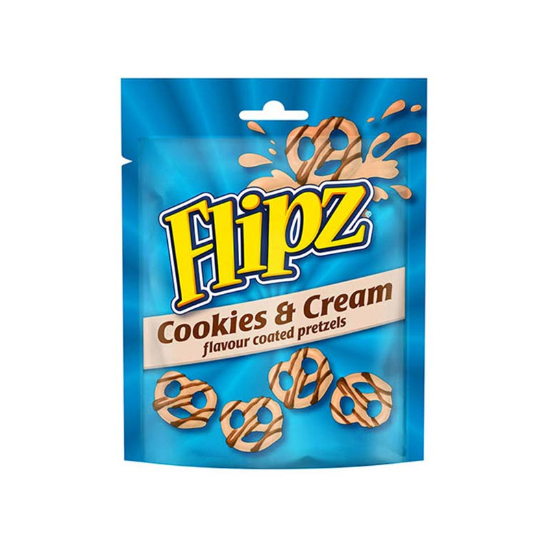 Küpsised FLIPZ Cookies & Cream, 90 g
