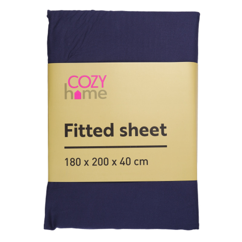 Kummiga lina Cozy Home 180x200x40cm tumehall SS25