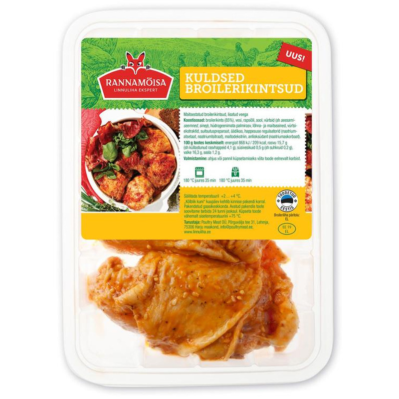 Rannamõisa Kuldsed Broilerikintsud U 500G