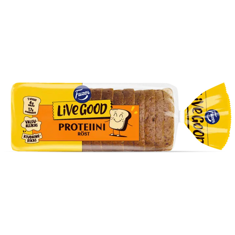 Fazer Live Good Proteiiniröst 450 g