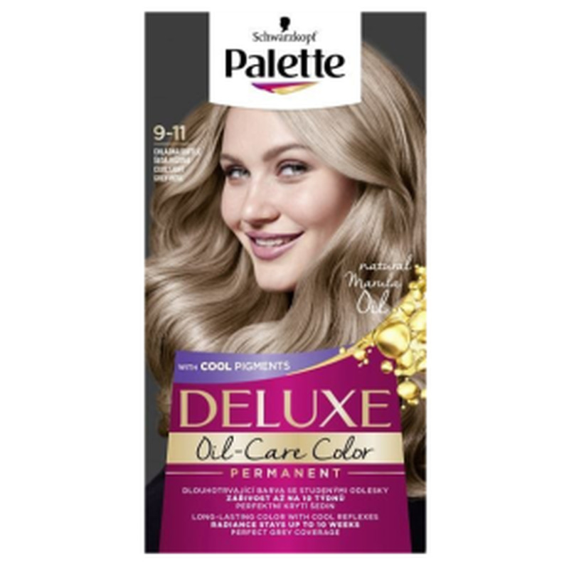 Püsivärv Deluxe 9-11 Jahe Hallikasroosa, PALETTE, 1 tk