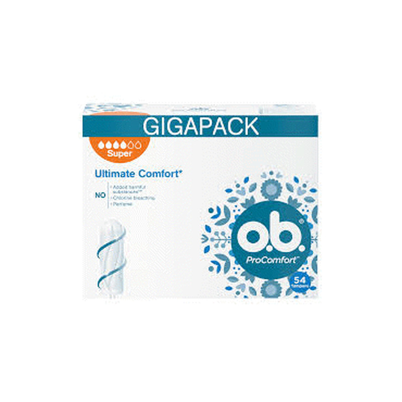 Tampoonid O.B. ProComfort Super 54tk