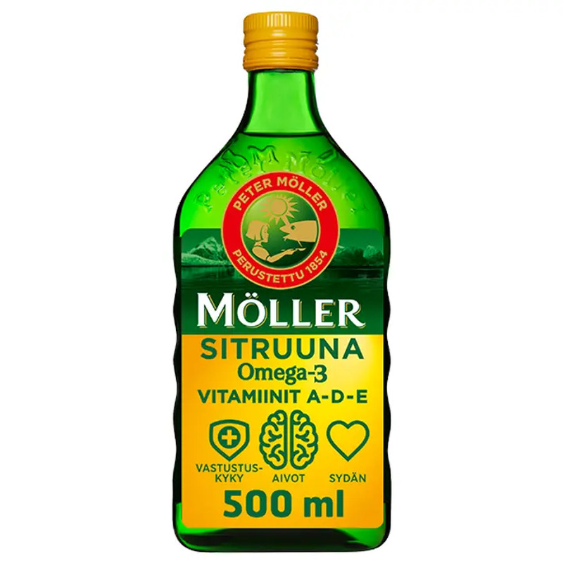 Möller Tursamaksaõli Sidrun 500ml