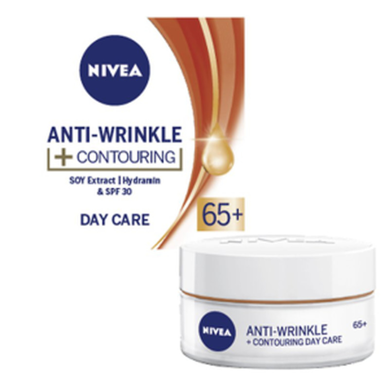 Päevakreem Kortsudevastane Contouring 65+, NIVEA, 50 ml