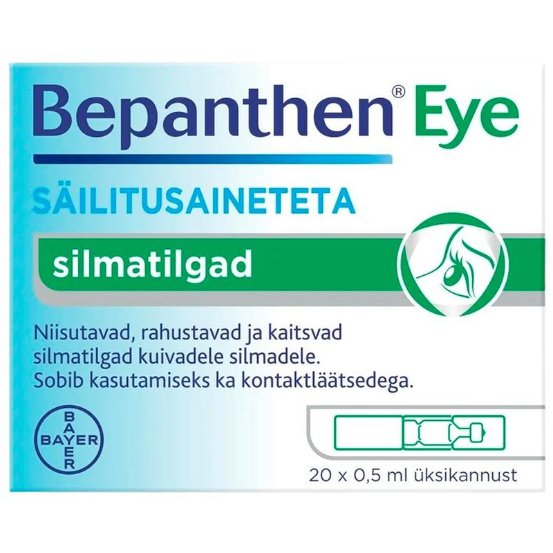 BEPANTHEN EYE GTT SILMATILGAD 0,5ML N20