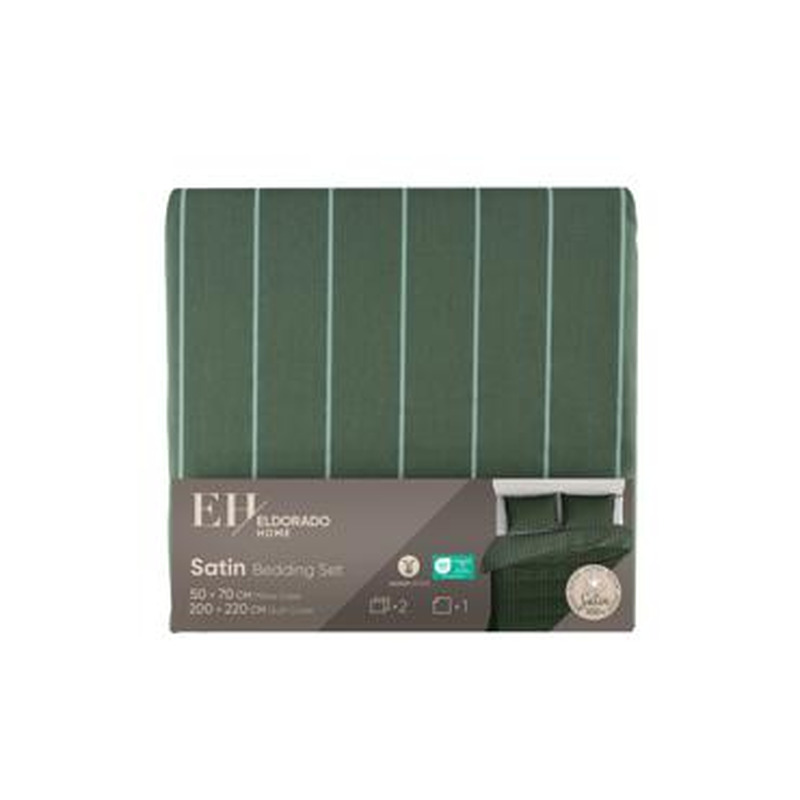 Satiinvoodipesu kmpl 200x220/2x50x70cm