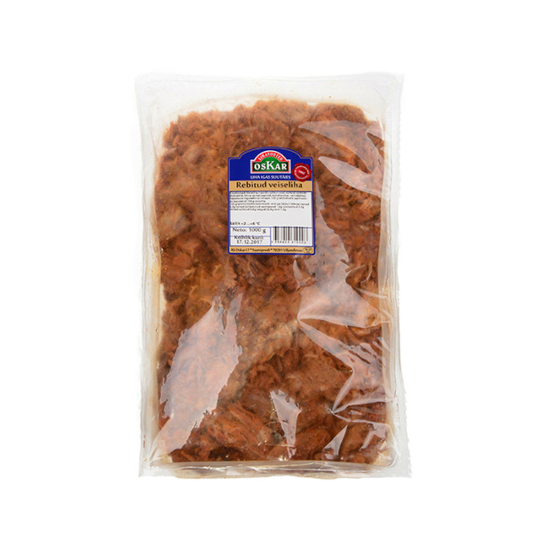 OSKAR Kauaküpsetatud rebitud veiseliha kg(ca 1kg)