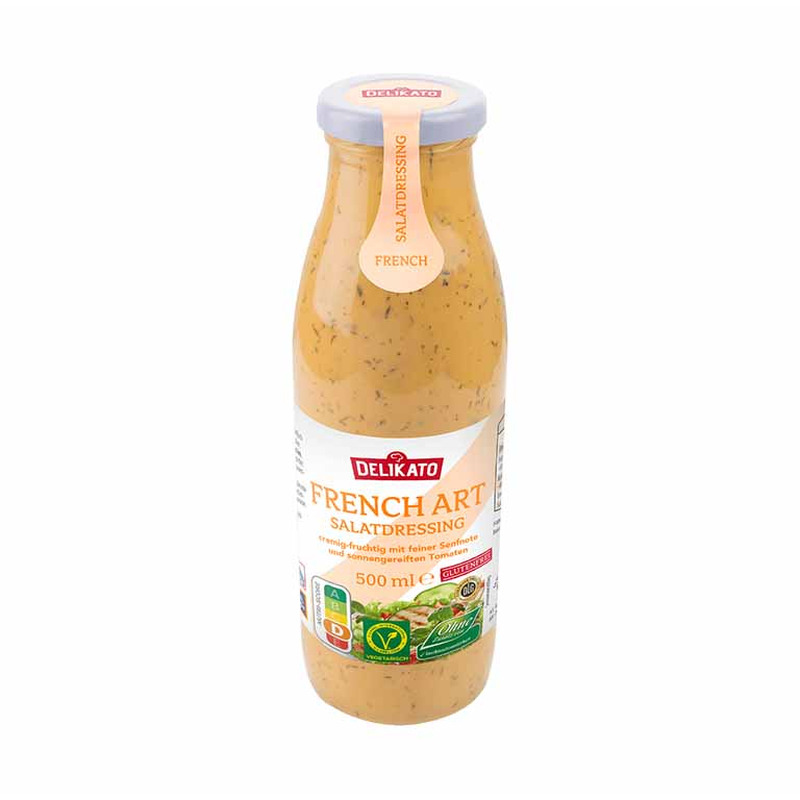 Salatikaste French Dressing, DELIKATO, 500 ml