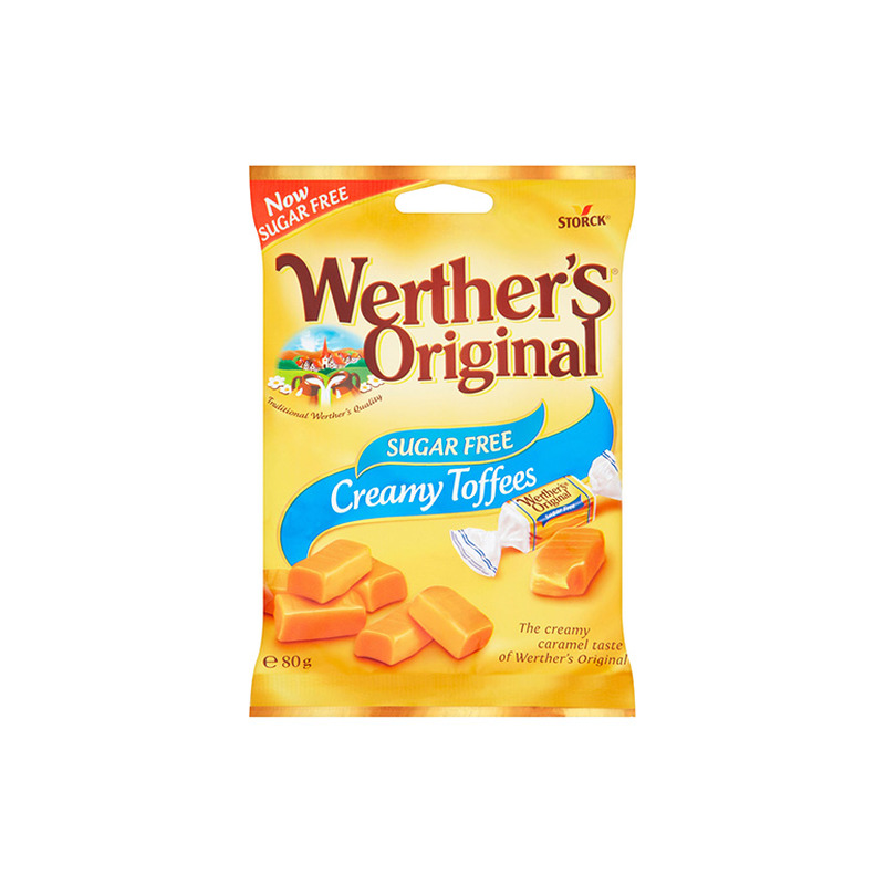 Suhkruvabad Kompvekid Werther’s Original pehme kooreiiris 80g