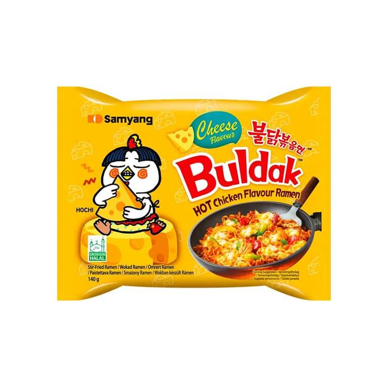Kiirnuudlid juustu Samyang, BULDAK, 140 g