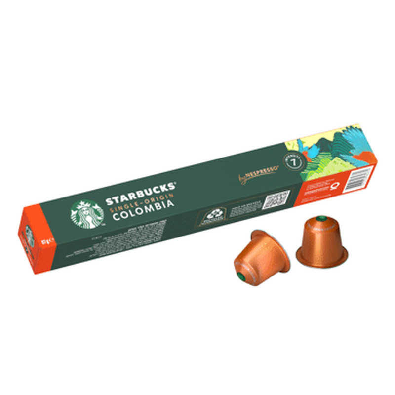 Kohvikapslid Starbucks Nespresso Colombia 10x5.7g