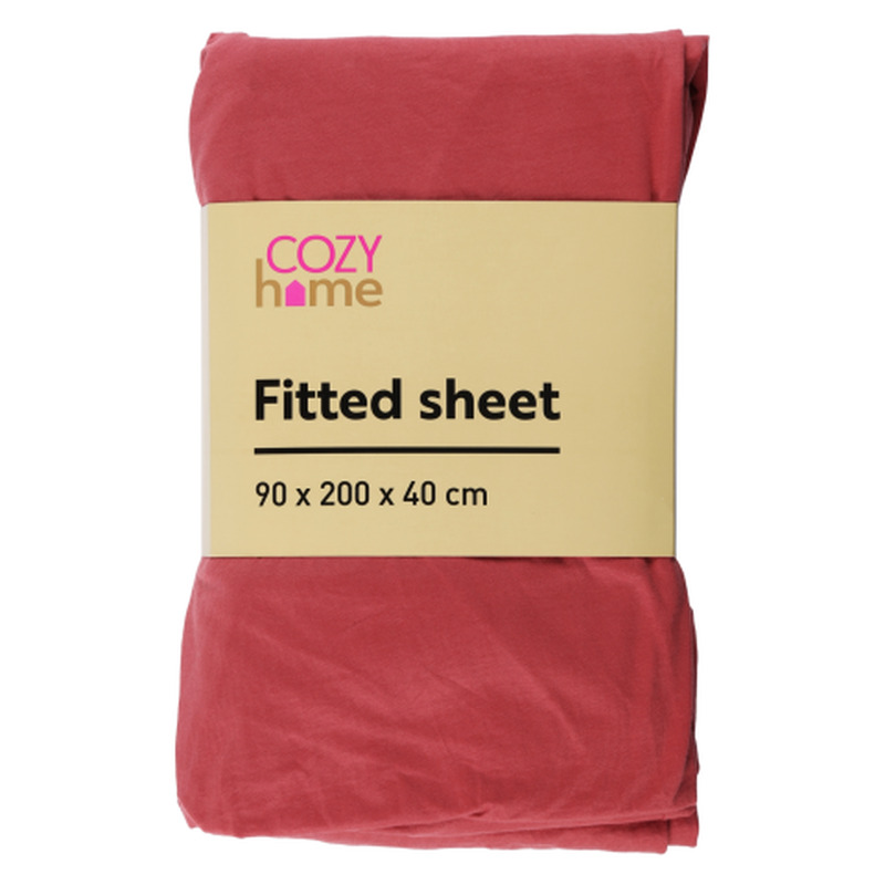 Kummiga voodilina Cozy home 90x200x40cm SS25