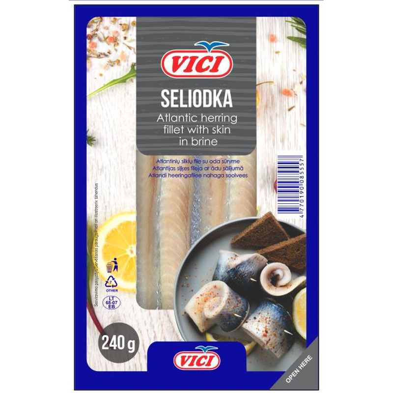 Vici Heeringafilee Nahaga Soolvees 240g