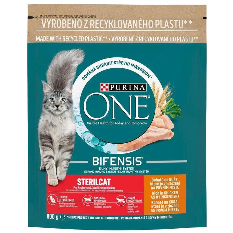Kuivtoit steril.kassile kanaga, PURINA ONE, 800g