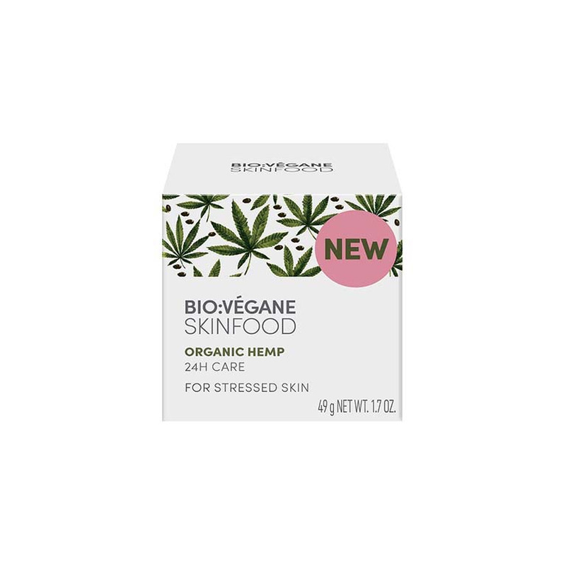 24h Kreem Orgaaniline Kanep, BioVegane, 50ml
