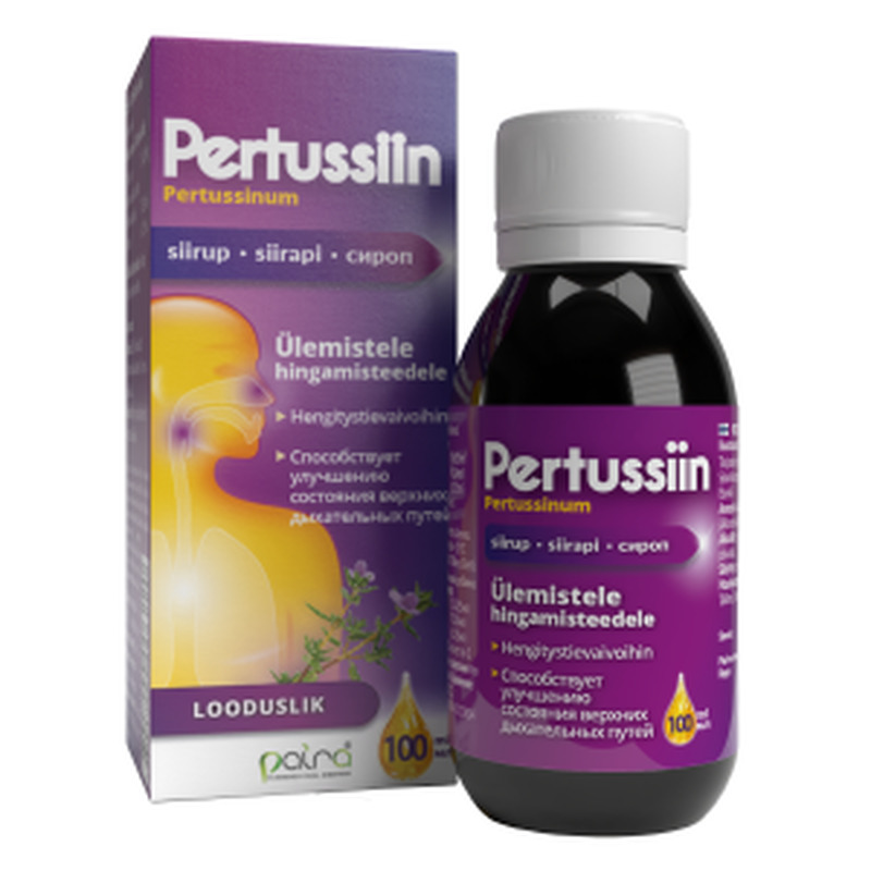 Pertussin siirup, PAIRA, 100 ml