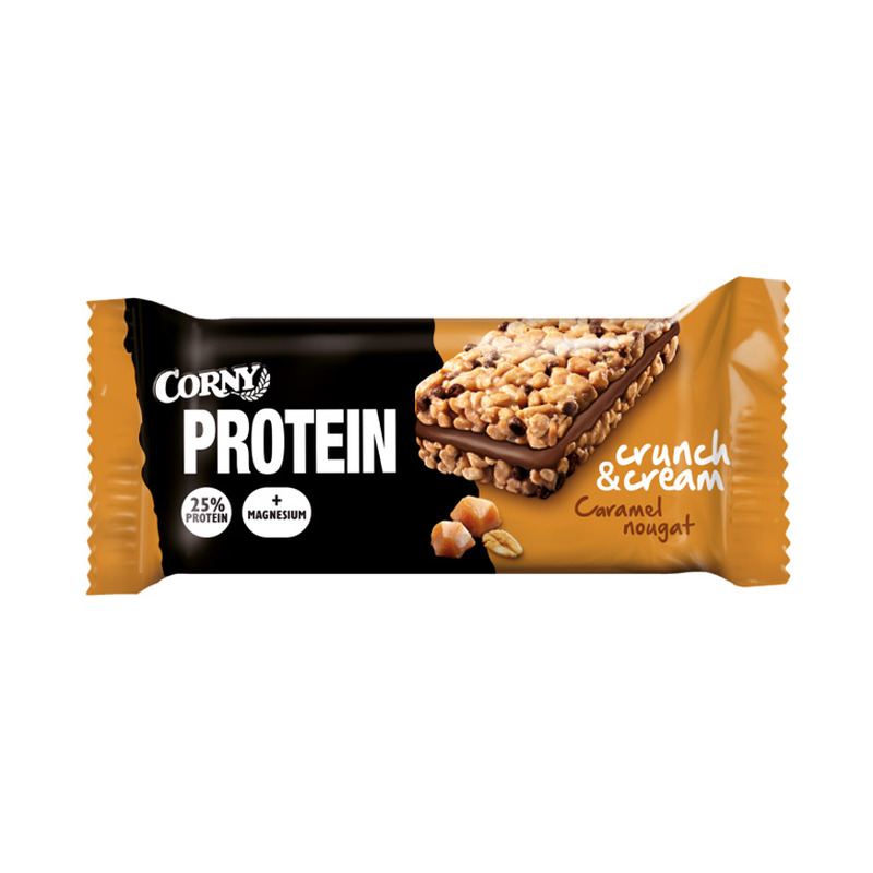 CORNY Protein Crunch & Cream proteiinibatoon karamelli-nugati 35g