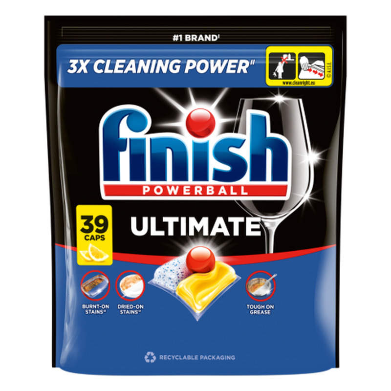 Nõudepesumasina tabletid Finish Ultimate Lemon 39tk
