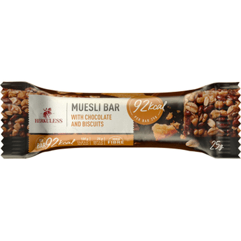 Müslibatoon šok.küpsistega HERKULESS 25g