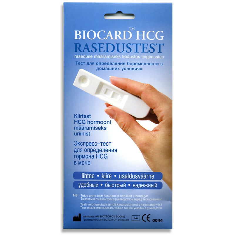Rasedustest, BIOCARD, tk