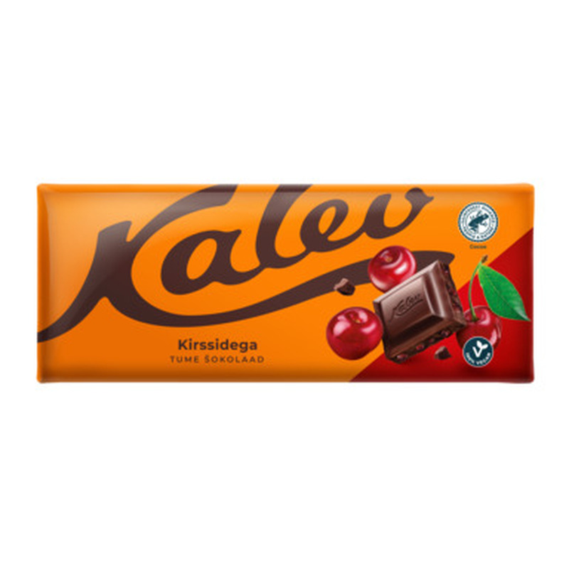 KALEV Tume šokolaad kirsiga 190g