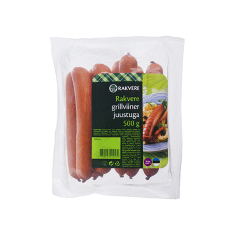 Grillviiner juustuga RAKVERE, 500g