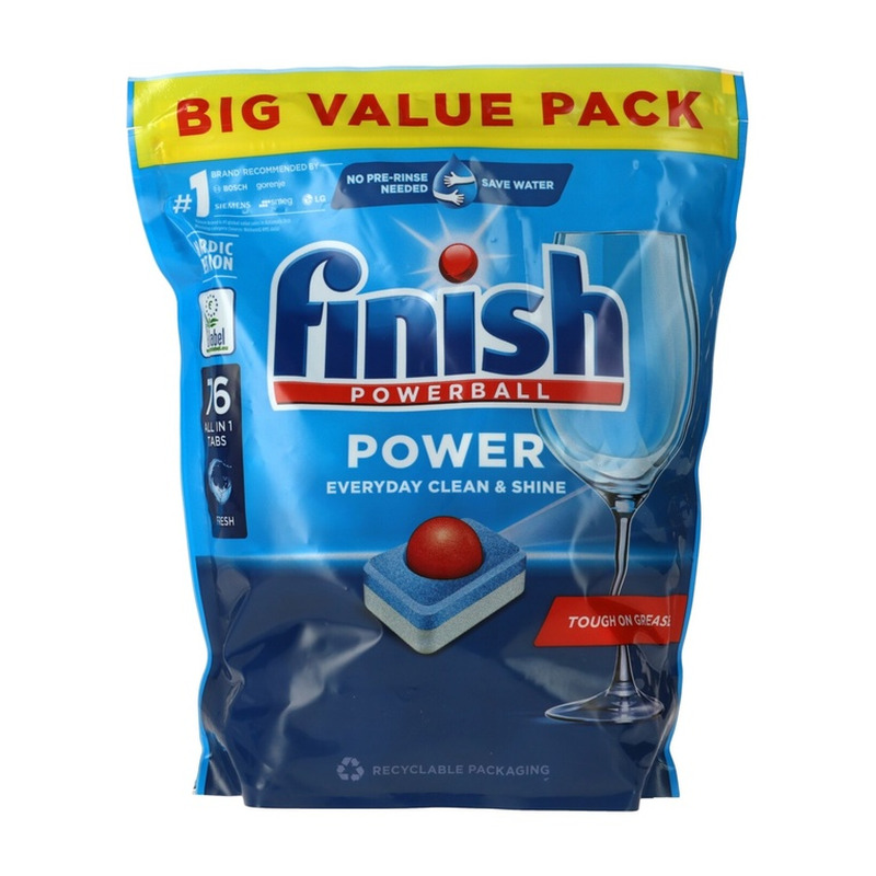 Nõudepesumasina tabletid All in 1 Fresh, Finish Power, 76 tk