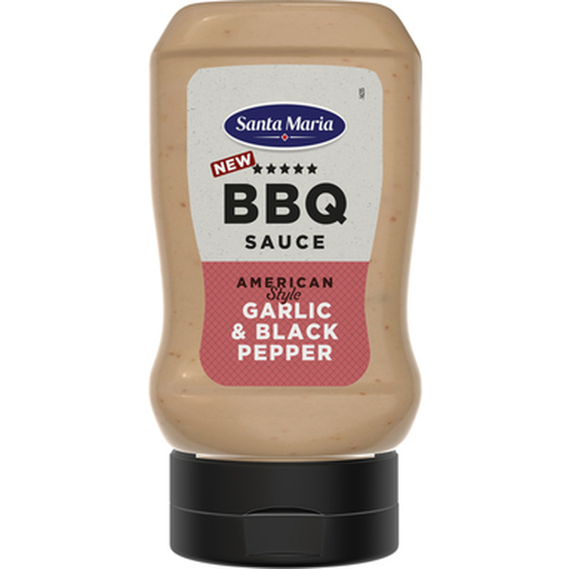 BBQ kaste küüslauk ja must pipar, SANTA MARIA, 280g