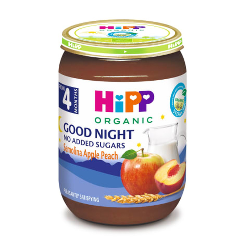 Teraviljapuder Hipp piimasegu ja puuviljadega bio 4k 190g