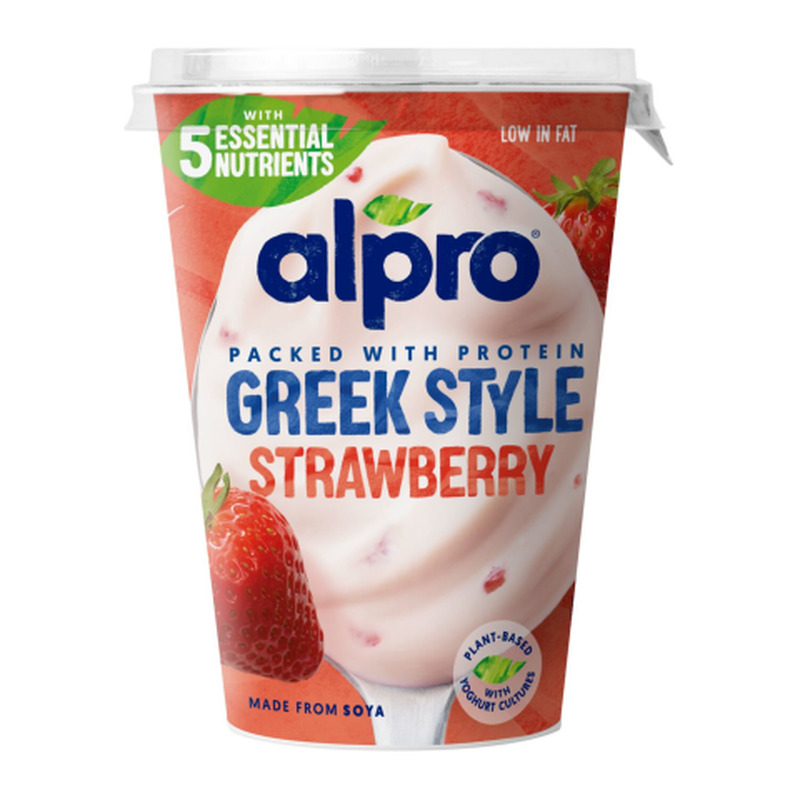 Fermenteeritud sojatoode kaltsiumi ja vitamiinidega maasikas Alpro 400g