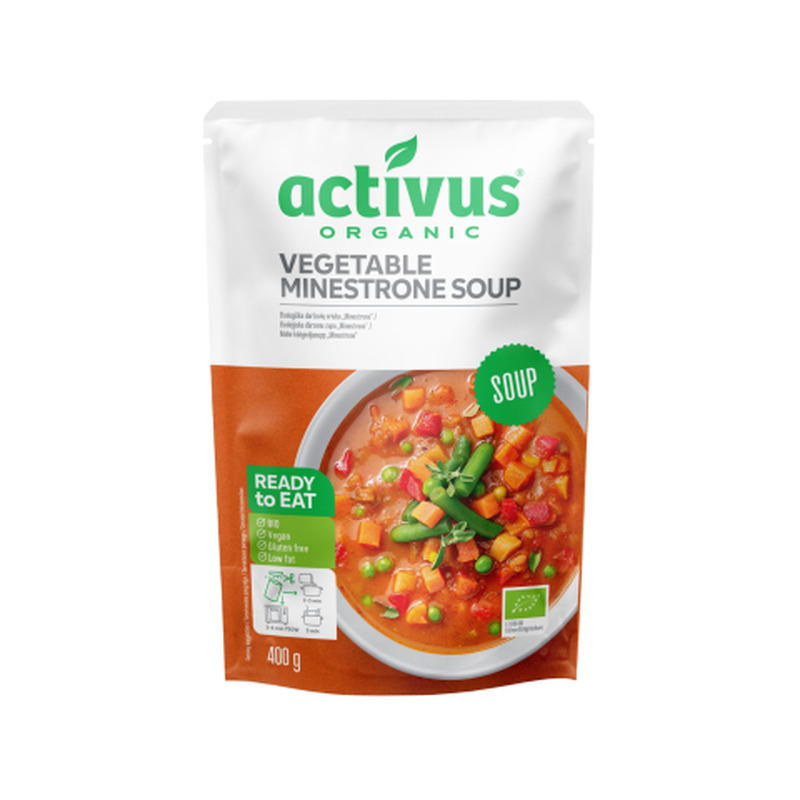 Köögiviljasupp Minestrone Activus öko 400g