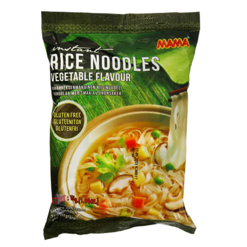 Kiir-riisinuudlid köögiviljamaitselised Mama 55g
