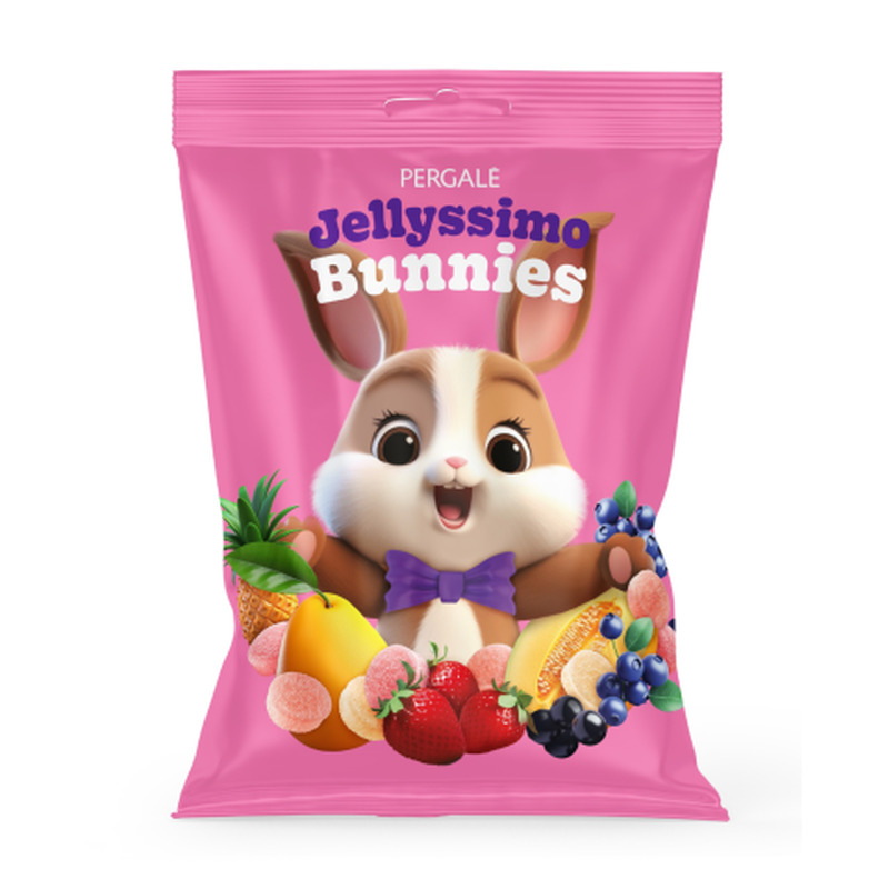 Želeekompvekid Pergale Jellyssimo Bunnies 150g