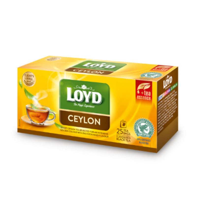 Maitsetatud Must Tee, Loyd Ceylon, 25 x 2g