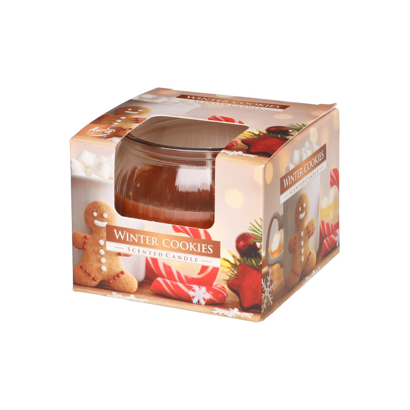 Lõhnaküünal klaasis Winter cookies 18h