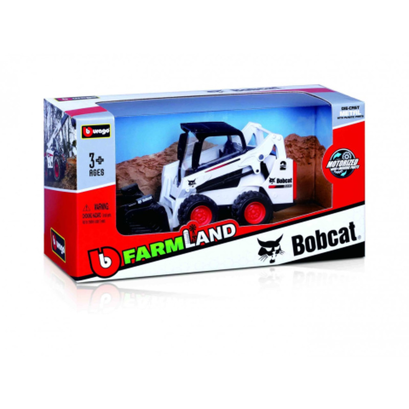 Mänguasi ehitussõiduk Bburago 10cm Bobcat, värv ja kujundus võivad erineda 18-31800