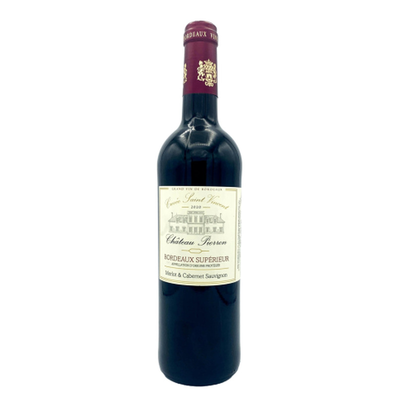 Kaitstud päritolunimetusega vein Chateau Pierron punane 13%vol 0,75l