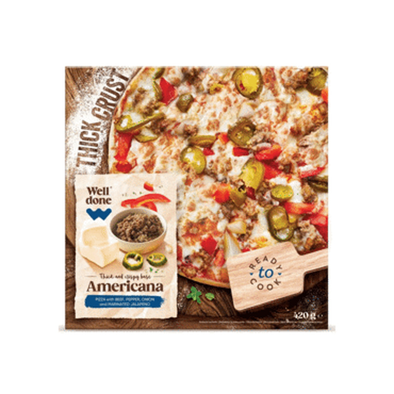 Külm. pitsa Americana WELL DONE, 420g