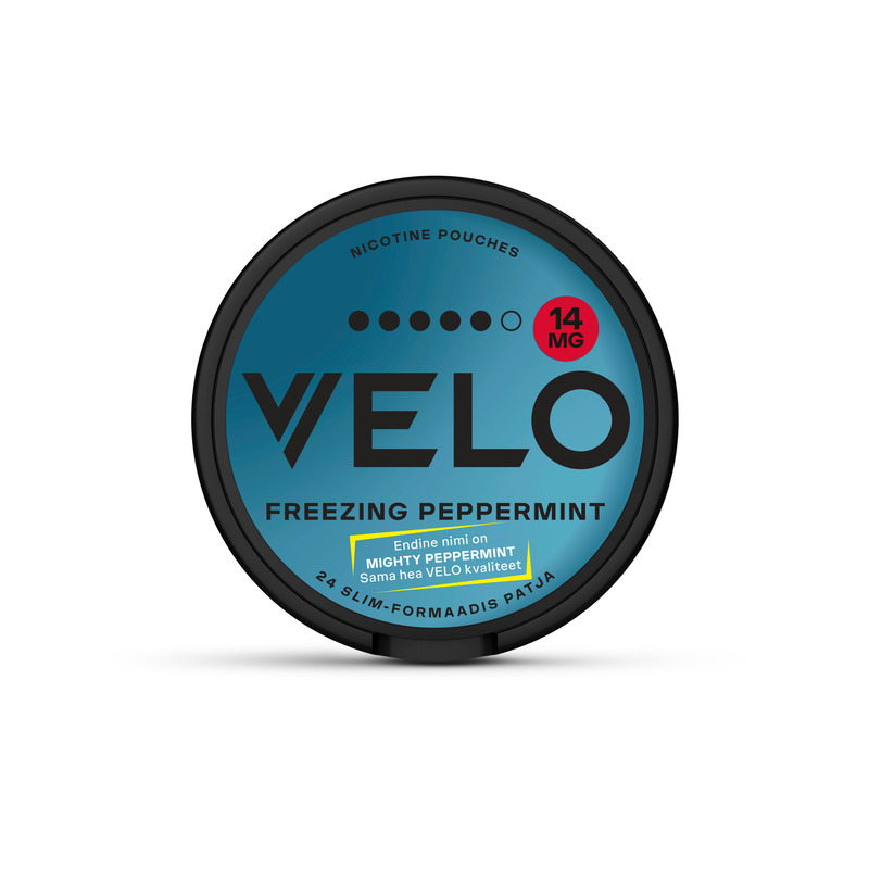 VELO Nikotiinipadjad Freezing Peppermint 14mg (24tk)