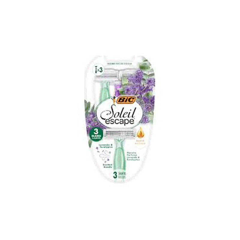 Raseerija BIC Soleil Escape Lavender 3tk