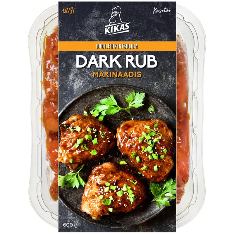 Kikas Broilerikintsuliha dark rub 600 g Kikas