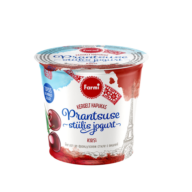 FARMI Prantsuse stiilis jogurt kirsi 150g