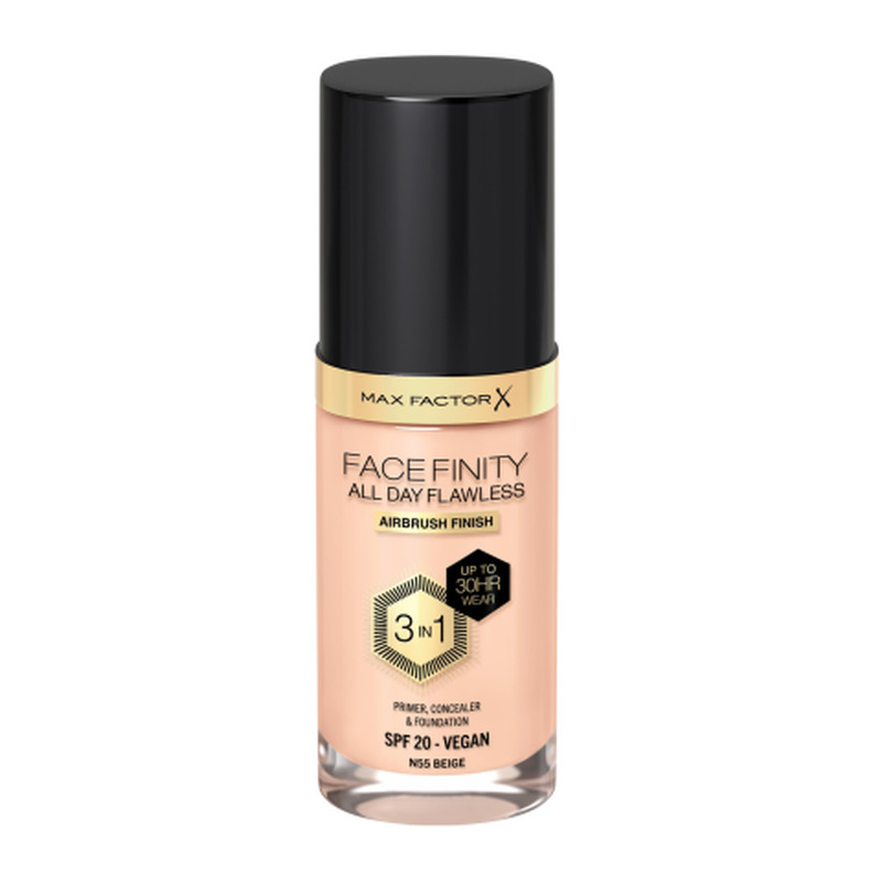 Jumestuskreem Facefinity All Day Flawless 3in1 N55 Beige 30ml