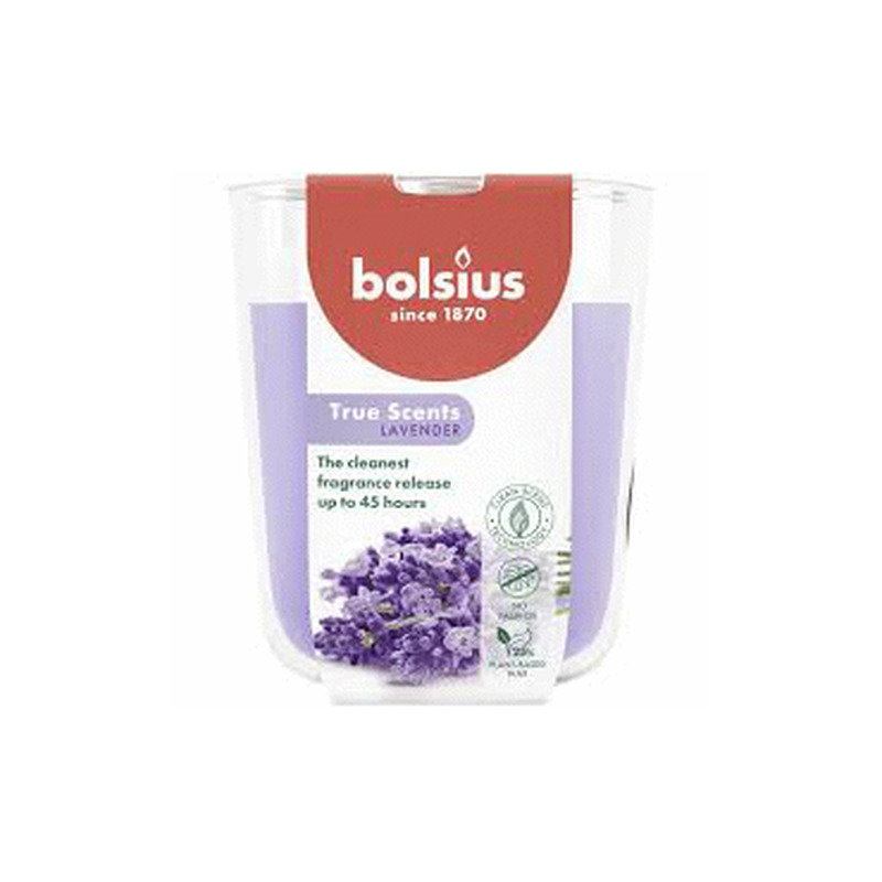 Küünal klaasis BOLSIUS lvndr 9.7x8.5cm